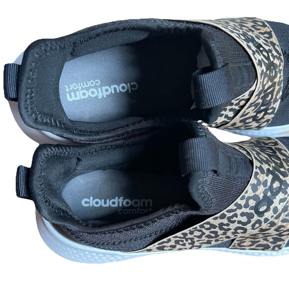 Adidas Women’s Size 8.5 Leopard Cloudfoam Puremotion Adapt Running Sneakers - Picture 4 of 10